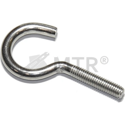 MTR Hák se závitem nerezový - nerez A2 Varianta: Hák se závitem nerezový M8x80mm nerez A2 – Zbozi.Blesk.cz