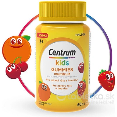 Centrum kids GUMMIES multifruit 60 ks
