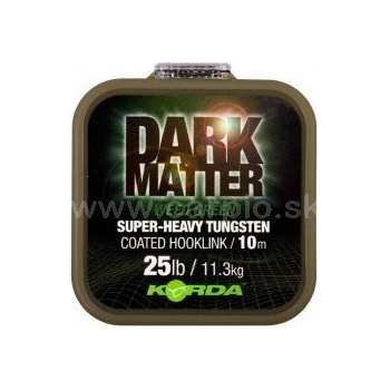 Korda Šnúra Dark Matter Tungsten Coated Braid Weed Green 10m 25lb