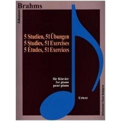 5 Studien 51 Übungen Johannes Brahms