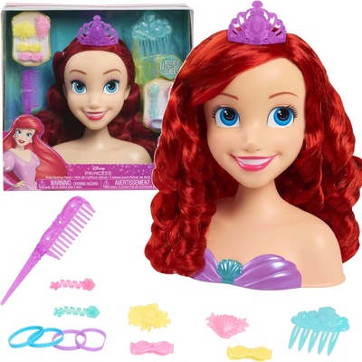 Alltoys Just Play Princezny česací hlava Ariel