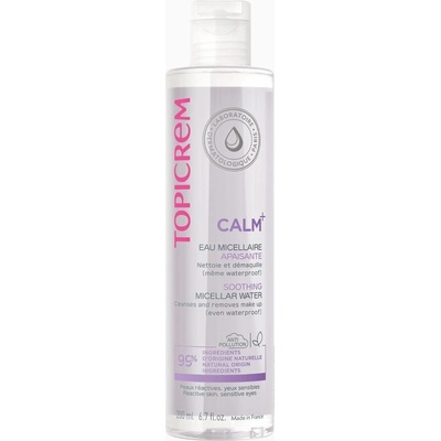 Topicrem CALM+ Soothing Micellar Water zklidňující micelární voda na obličej a oči 200 ml