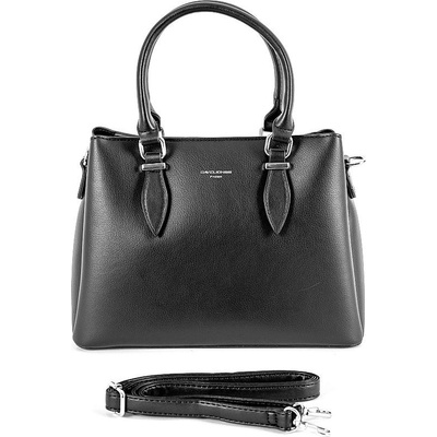 David Jones malá /střední tříoddílová kabelka do ruky CM6659 černá