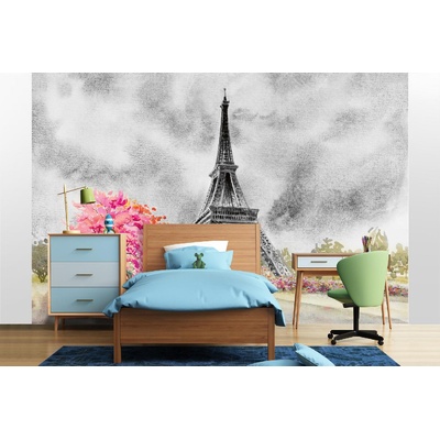 DIMEX ART Самозалепваща се флизелинова фототапета картина - айфелова кула 375 x 250 см