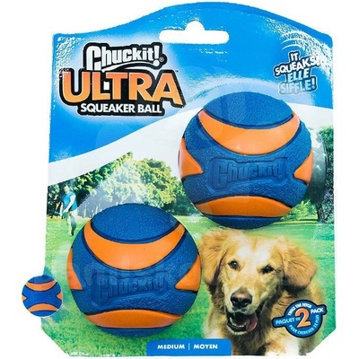 Chuckit! Ultra Squeaker Ball Medium, pískací 6,5 cm 2 ks