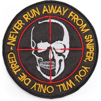 ALFA TACTICAL Nášivka Sniper lebka - suchý zip