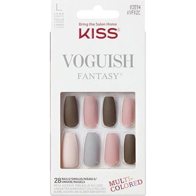 KISS Nalepovacie nechty Voguish Fantasy Nails Chilllout 28 ks