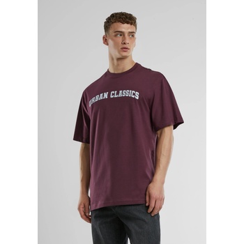 Urban Classics Мъжка тениска Urban Classics UC College Logo redwineUB-TB7553-02243 - Тъмночервен, размер L