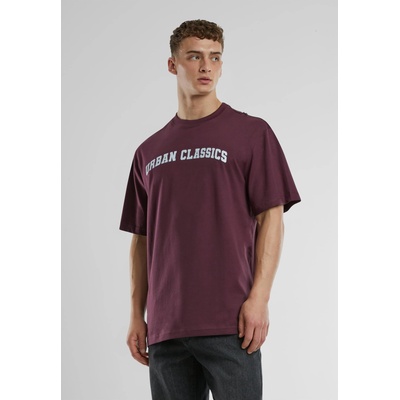 Urban Classics Мъжка тениска Urban Classics UC College Logo redwineUB-TB7553-02243 - Тъмночервен, размер L