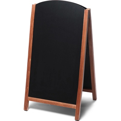 Jansen Display Reklamní áčko s křídovou tabulí 68x120, světle hnědá, 680 x 1223 mm
