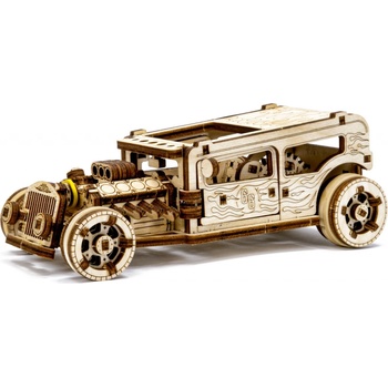 Wooden City 3D puzzle Automobil Hot Rod 141 ks