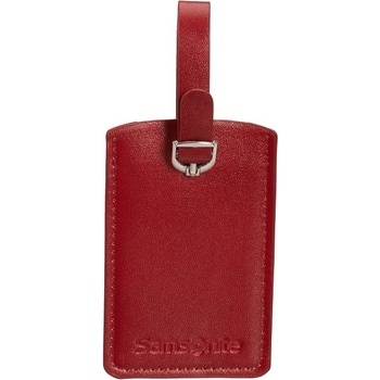 Samsonite Rectangle Luggage Tag 2x 121307 00 Red