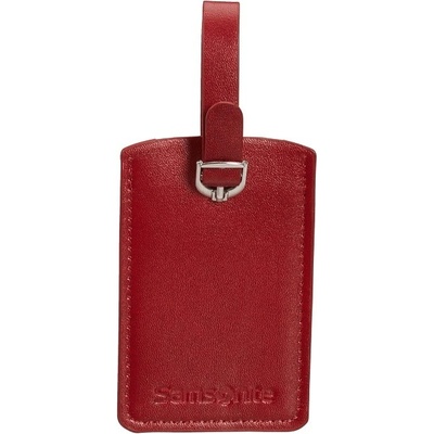 Samsonite Rectangle Luggage Tag 2x 121307 00 Red