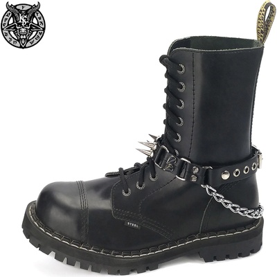 Leather & steel fashion яка (ремък за обувки) Смъртоносни шипове - lsf3 51