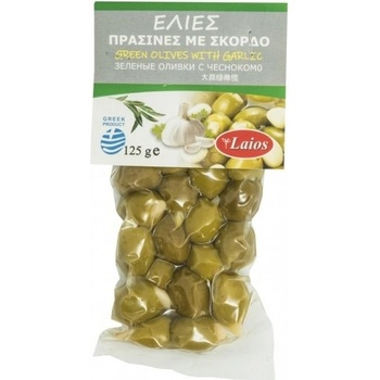 Laios zelené olivy plněné česnekem 125 g