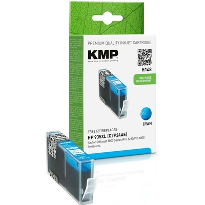 Compatible Съвместима касета с мастило kmp h148 за hp 935xl, синьо (1744,0003)