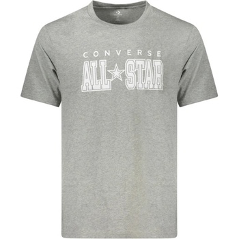 Converse Мъжка тениска с къс ръкав converse, Размер l, Цвят Сив (cvm5t163-m6x_gr027)