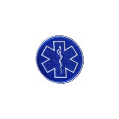 Nášivka Záchranná služba STAR OF LIFE CZ modrá