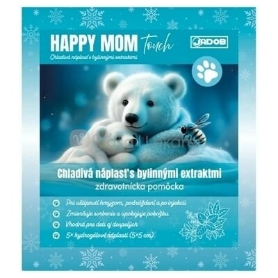 Jadob Happy Mom Touch Chladivá náplasť s bylinnými extraktmi 5 ks
