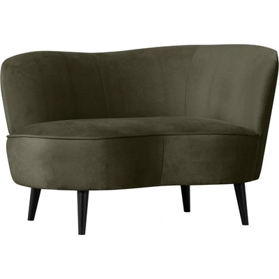 Woood Norma 112 cm pravé Lovecky zelené sametové lounge