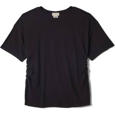 Brixton Дамска тениска Brixton Women's Carefree Organic Garment Dyed Cinch Tee T-shirt - Black (916-5601-0112)
