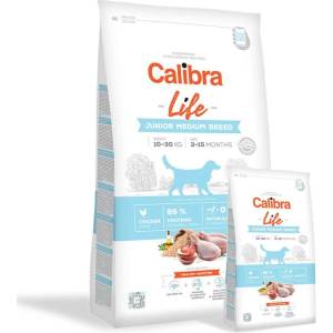 Calibra Dog Life Junior Medium Breed Chicken 14, 5 kg