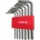 FORCE Комплект Г-образни шестограми с отвор Force - T10H-T40H (JN62874)
