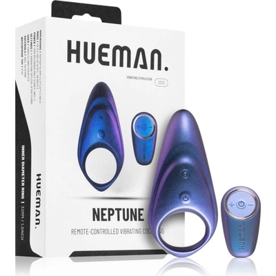 Hueman Neptune Vibrating Cock Ring + Remote пръстен за пенис 10, 7 см