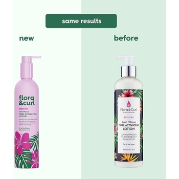 Image 1 of Flora & Curl Активатор на къдрици Flora&Curl Sweet Hibiscus Curl Activating Lotion, 300 мл