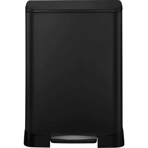 EKO-Europe Кош за разделно събиране на отпадъци EKO NEO-CUBE с педал (28 + 18 л) - черен (EKO 929046 - Black)