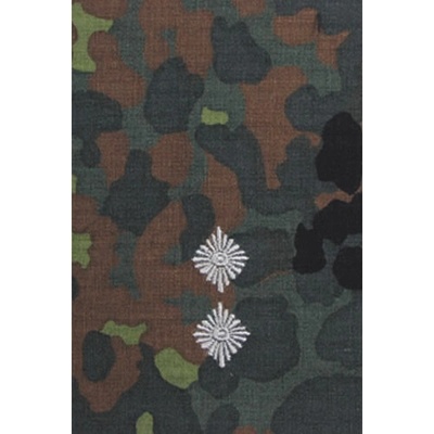 Bundeswehr Výložky BW OBERLEUTNANT FLECKTARN/strieborné vyšitie