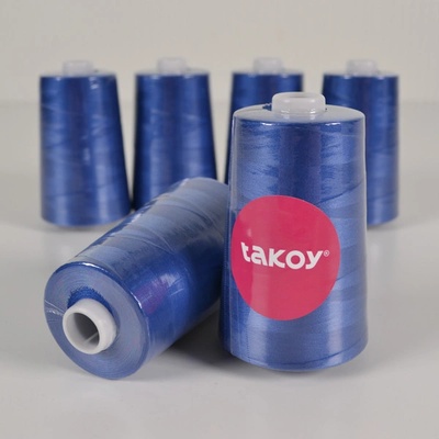 Takoy Overlock / coverlock polyesterová nit TKY 5000 barva pařížská modrá