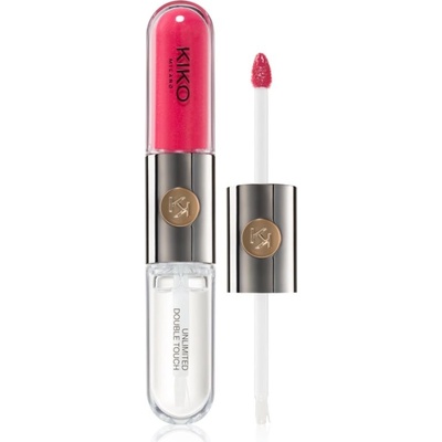 KIKO Milano Unlimited Double Touch dlouhotrvající tekutá rtěnka 110 Spicy Rose 6 ml