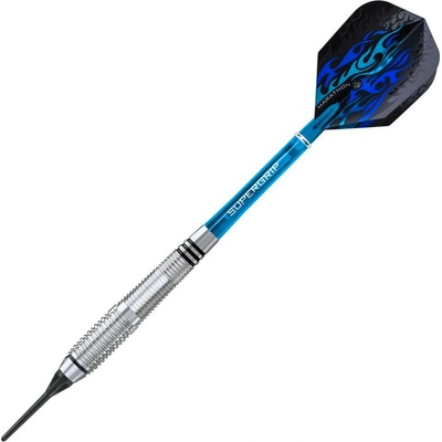 Sada soft šípok Harrows Blaze B 18g, Inox