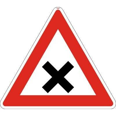 Dopravní Značka A3 Křižovatka