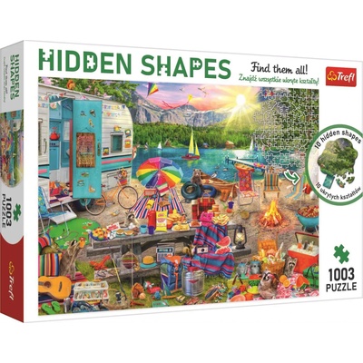 Trefl - Puzzle Hidden Shapes Motorhome Trip - 1 000 piese