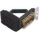 BBQ Kartáč CG591 mosazný se škrabkou SL253552XX