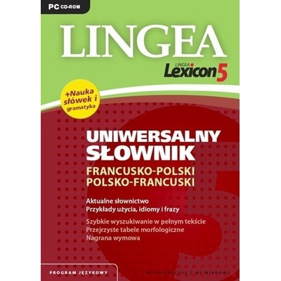 Lingea Lexicon 5. Uniwersalny słownik francusko-polski, polsko-francuski + nauka słówek i gramatyka