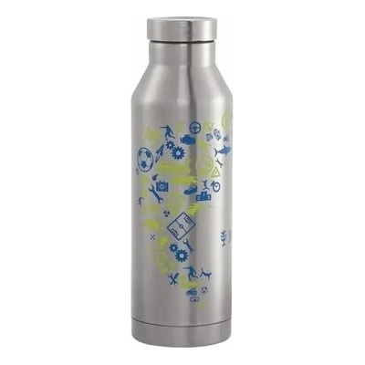 Step By Step izolovaná fľaša na pitie z nerezovej ocele žltá 560 ml