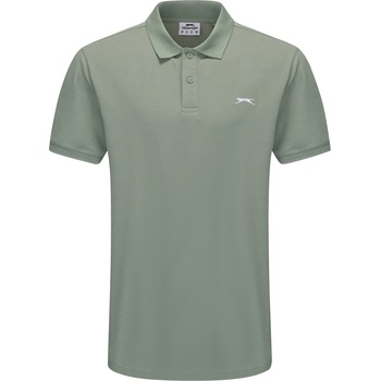 Slazenger Мъжка блуза с яка Slazenger Plain Polo Shirt Mens - Pistachio