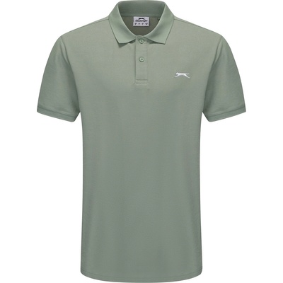 Slazenger Мъжка блуза с яка Slazenger Plain Polo Shirt Mens - Pistachio