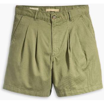 Levi's Къси панталони Levis Women's Pleated Tailored Shorts - Deep Lichen Grn