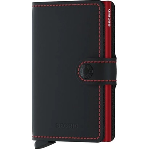 Secrid Miniwallet Matte black/red