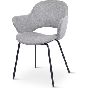 Unique Furniture Светлосиви тапицирани трапезни столове в комплект 2 бр. Rowley - Unique Furniture (49170002)