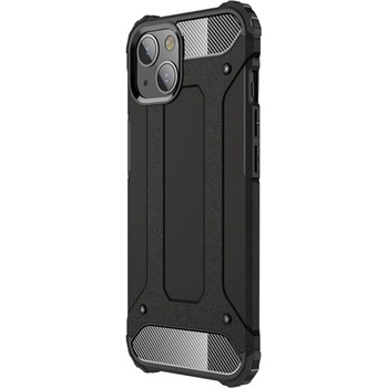 Gigapack iPhone 13 GIGAPACK Defender Силиконов протектор за телефон, удароустойчив, с метален ефект, ЧЕРЕН GP-112475 (GP-112475)