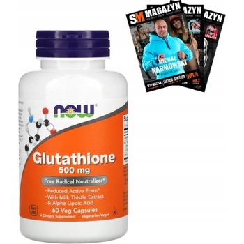 Now Glutathione 500 mg 60 rostlinných kapsúl