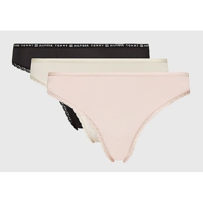 Tommy Hilfiger 3 PACK dámske nohavičky Bikini UW0UW02825 0R8