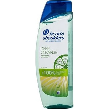 Head & Shoulders Deep Cleanse Oil Control with Citrus šampón na vlasy proti lupinám 300 ml