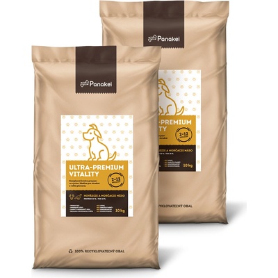 Panakei Ultra Premium Granule pre šteniatka Hovädzie Morčacie 20 kg