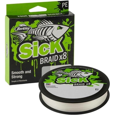 Berkley Šňůra Sick Braid White 150m - 0,12mm, 11,2kg